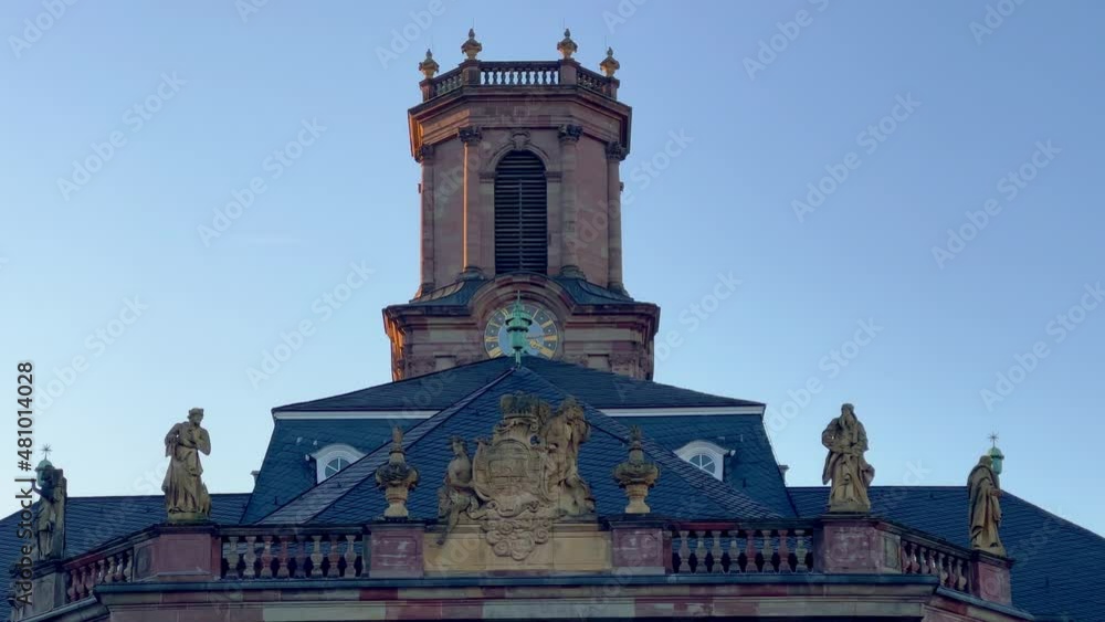 Most famous church in Saarbruecken Germany called Ludwigskirche Most famous church in Saarbruecken Germany called Ludwigskirche
