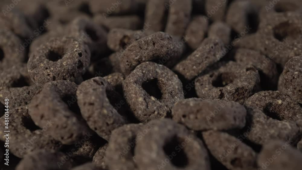 Rotation Chocolate Flakes Rings Rotation Chocolate Flakes Rings