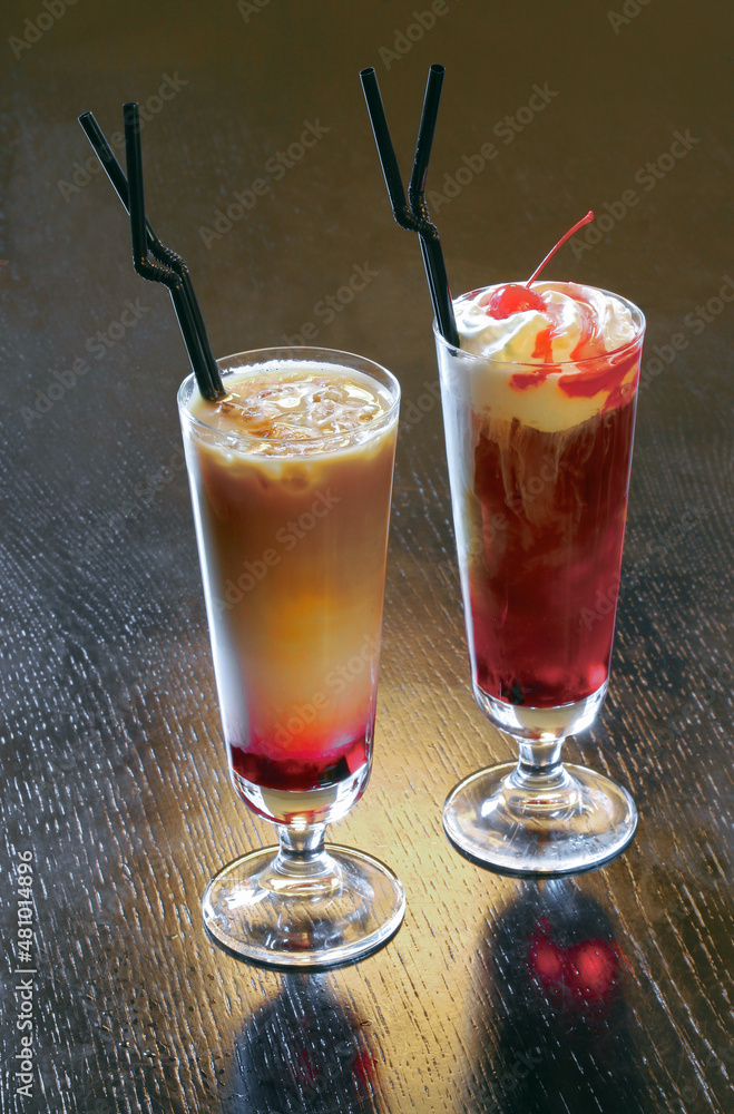 custom made wallpaper toronto digitalCoctails based on cold coffee on the table