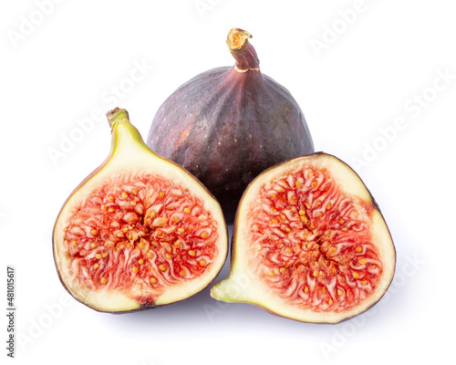Figs isolated on white background with clipping path	