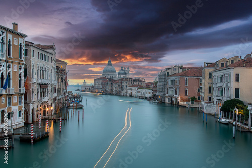 View on Canal Grande from Ponte dell' Accademia in the Early Morning © imagoDens
