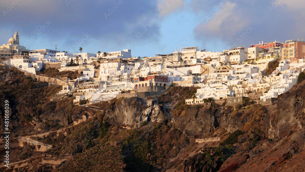 The Greek island of Santorini