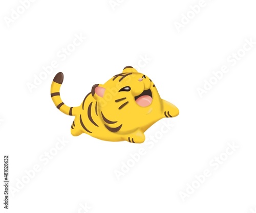 Wallpaper Mural tiger cub beast predator cute small Torontodigital.ca