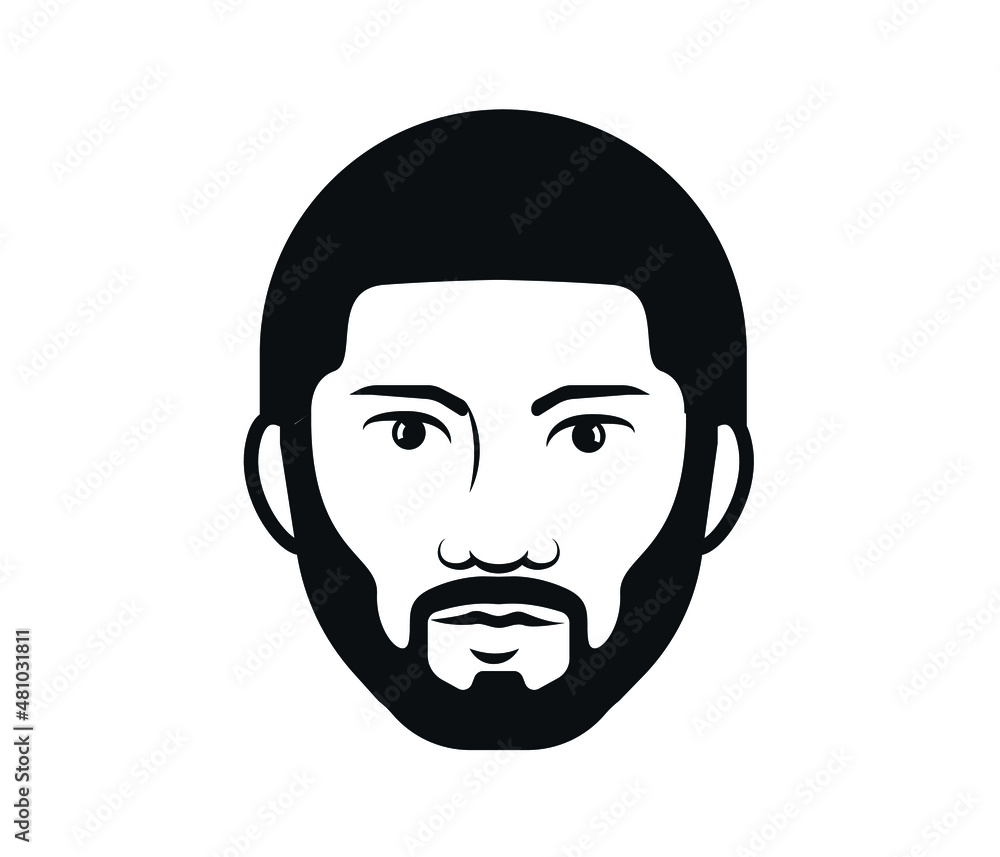 Men's hair beard cut and hairstyle illustrations for barber shop. isolated on white background.
Men's hair beard cut and hairstyle illustrations for barber shop. isolated on white background.