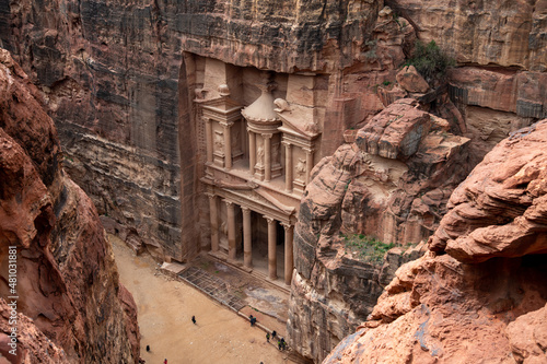 The Treasure of Petra the Wonder of the World in Jordan