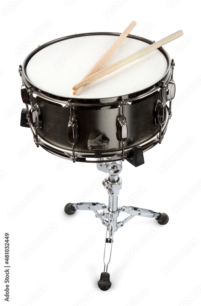 Obraz premium Snare Drum with Path, Percussion Instrument