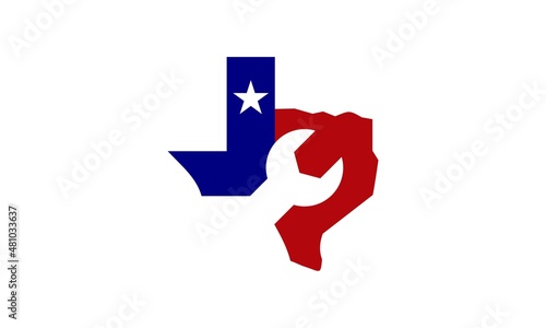 illustration vector graphic of texas repair