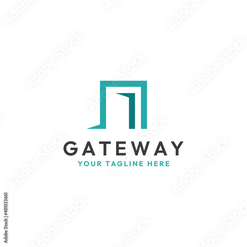 Gateway logo vector design template for inspiration