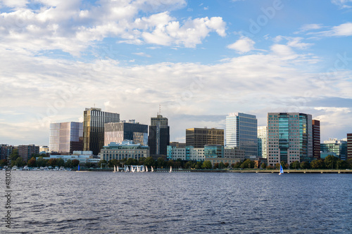 Office buildings near Charles River in Boston, Massachusetts