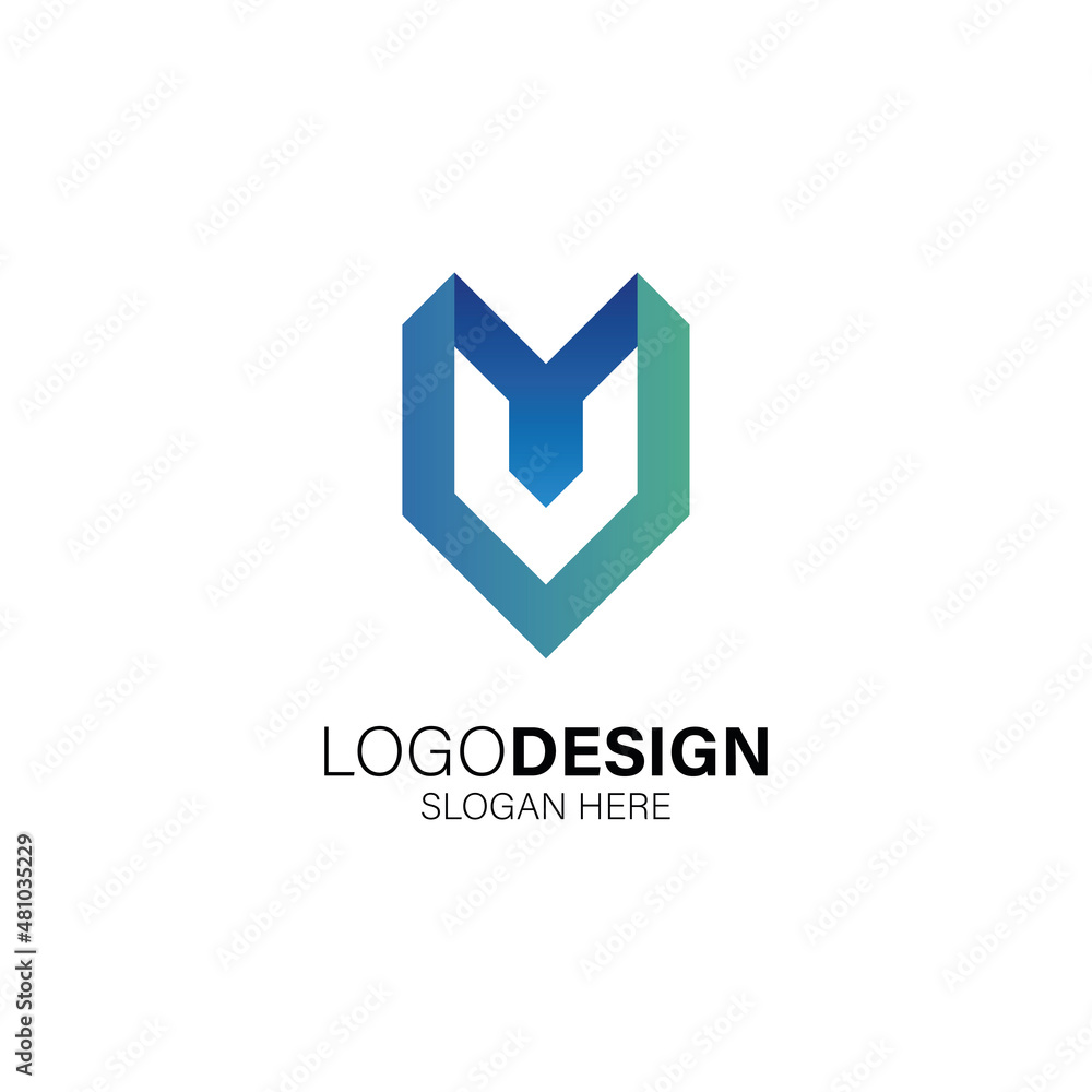 Shield for secure and business logo design Shield for secure and business logo design