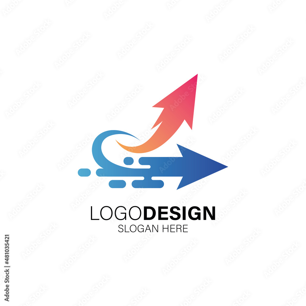 arrows for air conditioning protection logo design arrows for air conditioning protection logo design