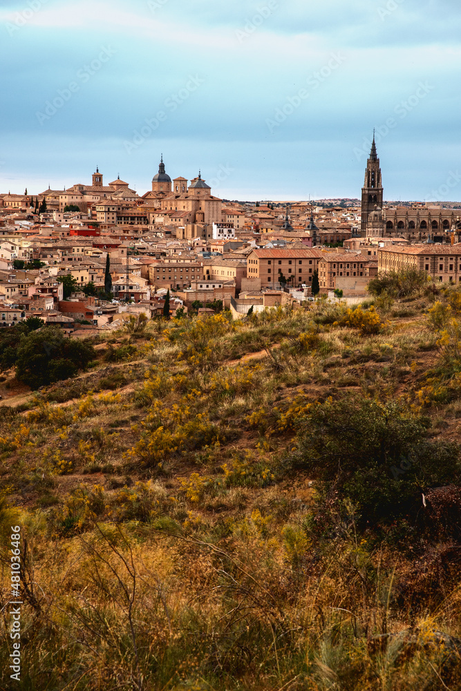 City of Toledo seen from a mountain top viewpoint