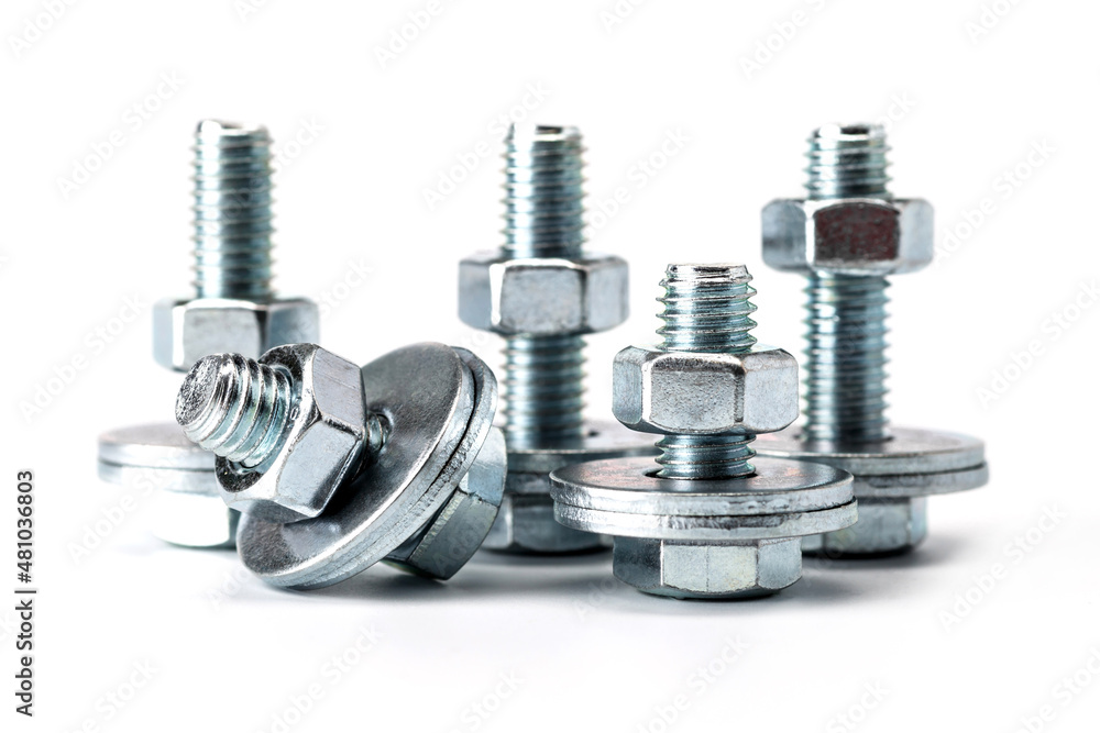 Mixed screws and nails. Industrial background. Home improvement.bolts and nuts.Close-up of various screws. Use for background, top view. Mixed screws and nails. Industrial background. Home improvement.bolts and nuts.Close-up of various screws. Use for background, top view.