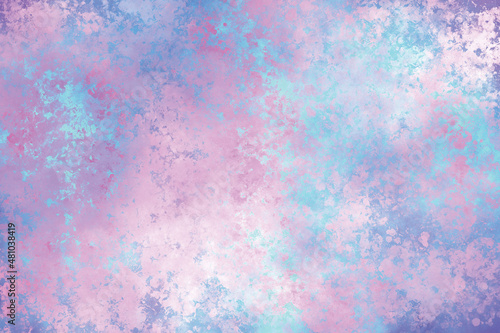 Blue and pink brush stroke wallpaper metallic shiny