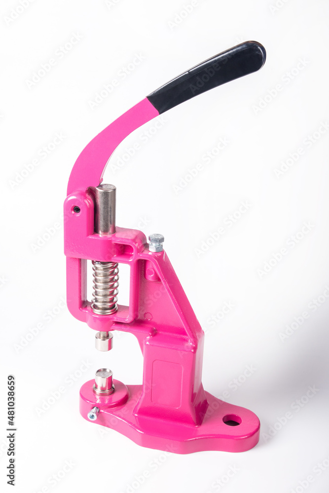 press for installing metal buttons. Textile Tool press for installing metal buttons. Textile Tool