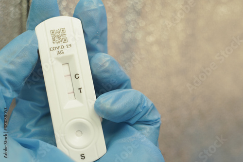 positive antigen test covid virus home kit