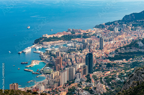 City of Monaco from the sky