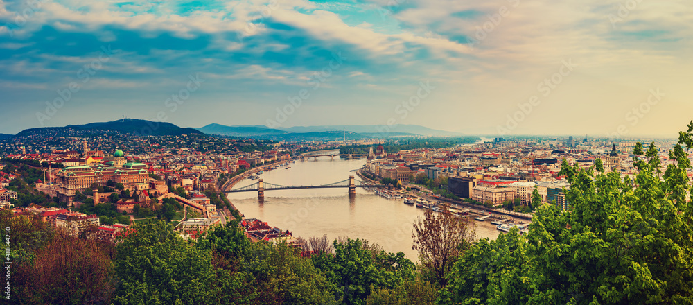 Obraz premium Panorama of Budapest