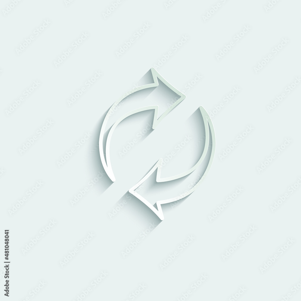Arrow icon rotate arrows recycling Recycle symbol Arrow icon rotate arrows recycling Recycle symbol