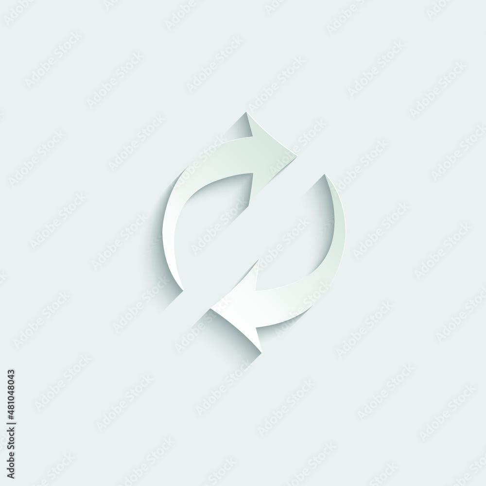 Arrow icon rotate arrows recycling Recycle symbol Arrow icon rotate arrows recycling Recycle symbol