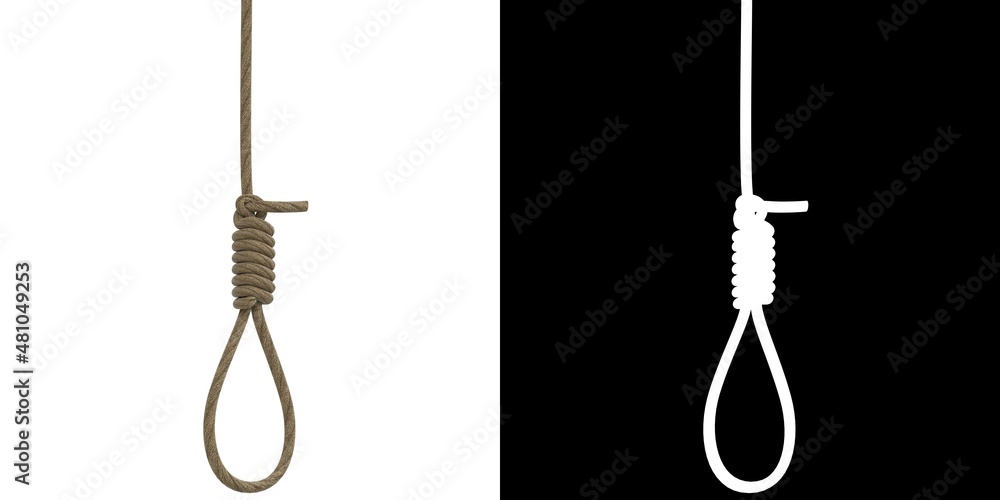 Ταπετσαρία 3D rendering illustration of a hangman knot