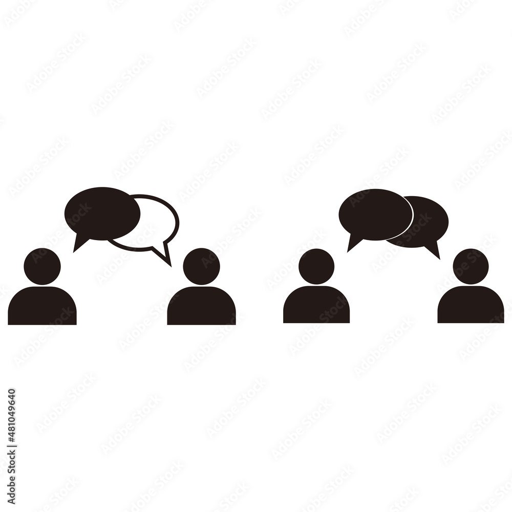 dialog icon set vector sign symbol illustration dialog icon set vector sign symbol illustration