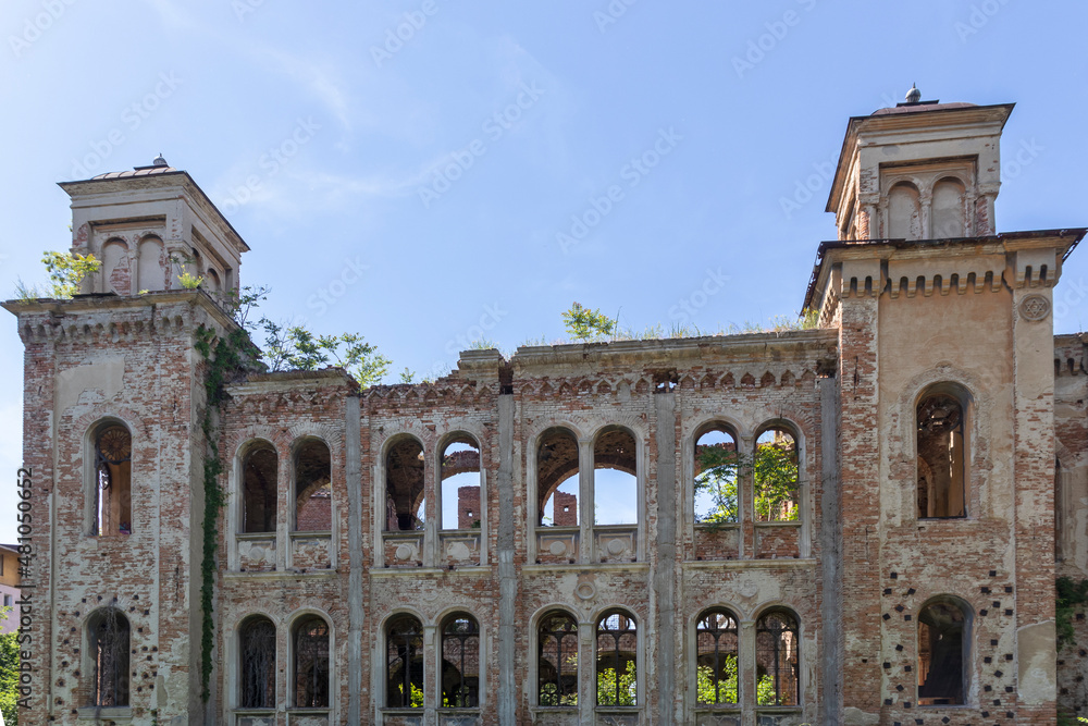 Ruins of the Vidin Synagogue in Vidin, Bulgaria