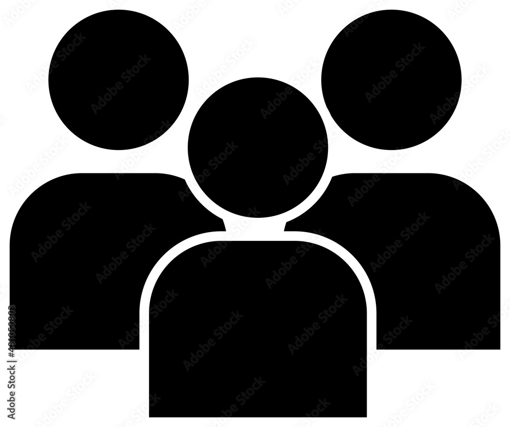 複数人のアバターのシンプルなピクトグラム Stock Vector Adobe Stock 複数人のアバターのシンプルなピクトグラム Stock Vector Adobe Stock