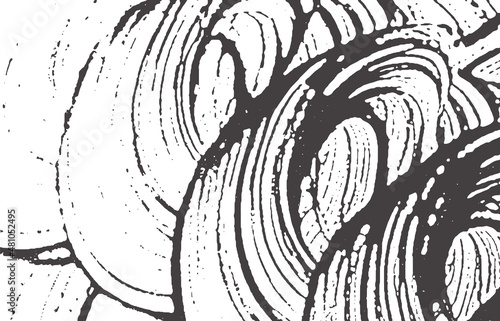 Grunge texture. Distress black grey rough trace. A