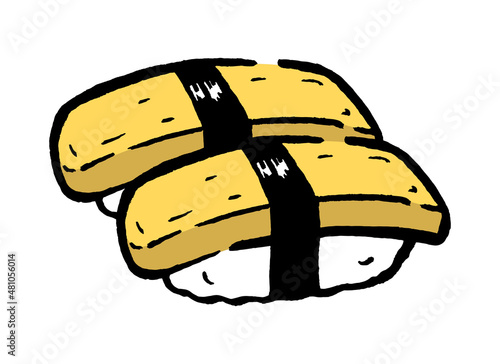 玉子のにぎり寿司