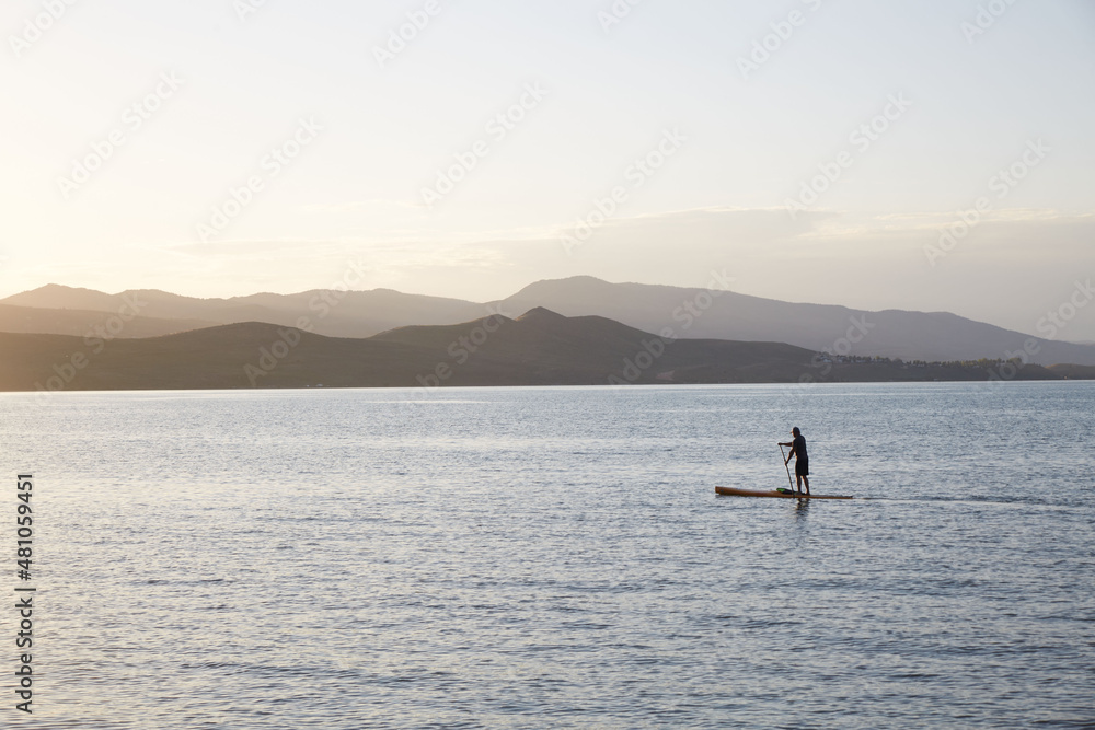 Sunset on a Lake