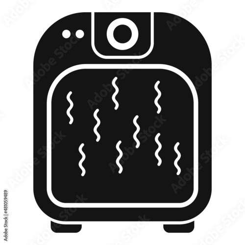 Foot bath device icon simple vector. Water massage