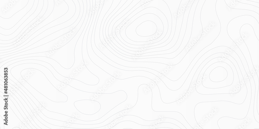 Vector contour topographic map background. Topography and geography map grid abstract backdrop, Vector illustration of topographic line contour map, White wave paper curved reliefs abstract background Vector contour topographic map background. Topography and geography map grid abstract backdrop, Vector illustration of topographic line contour map, White wave paper curved reliefs abstract background