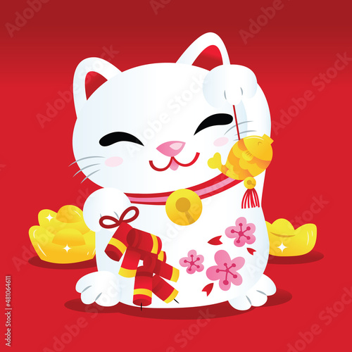 Cartoon Lucky Cat