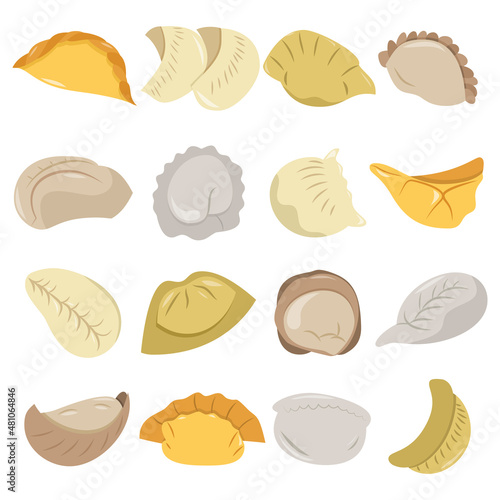 Cartoon Chinese Dumplings Set