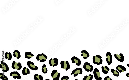 New modern leopard black and white background. Ornament of stylized animal skin. Abstract geometric vector illustration for leaflet, banner, website, poster, card, postcard, wallpaper. Copy space