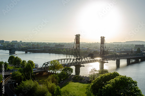 Hawthorne Bridge in Portland Oregon