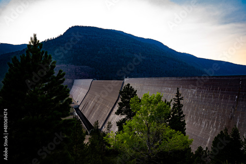 Dam in the mountains