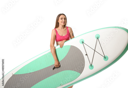 Beautiful young woman with ...