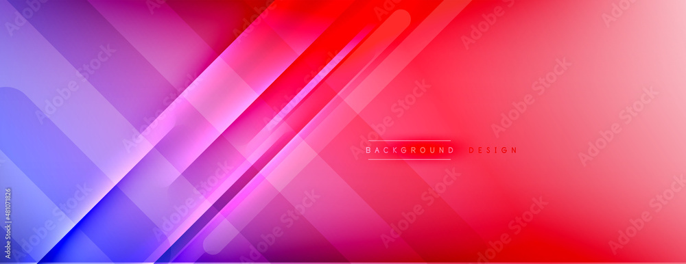 Abstract background. Shadow lines on bright shiny gradient background. Abstract background. Shadow lines on bright shiny gradient background.