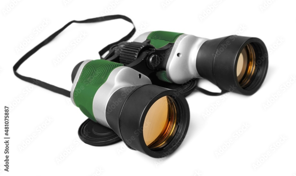 Collection of different camping gear, a single binoculars Collection of different camping gear, a single binoculars
