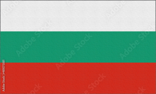 Illustration of the national flag of Bulgaria © Farooq