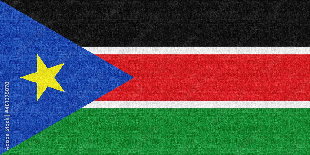 Illustration of the national flag of South Sudan