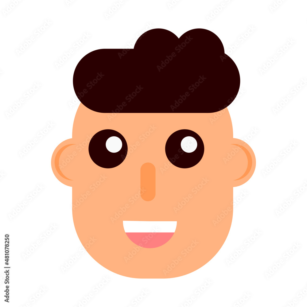 Illustration vector of flat child Illustration vector of flat child