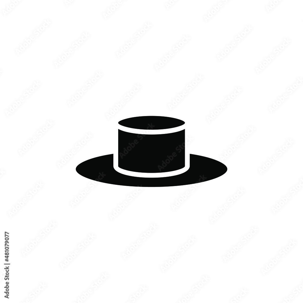 Hat, Accessory, Fashion Solid Icon, Vector, Illustration, Logo Template. Suitable For Many Purposes. Hat, Accessory, Fashion Solid Icon, Vector, Illustration, Logo Template. Suitable For Many Purposes.