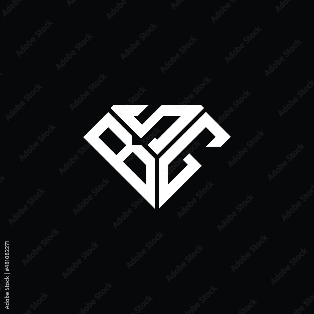 BSG letter logo creative design. BSG unique design Stock Vector | Adobe ...