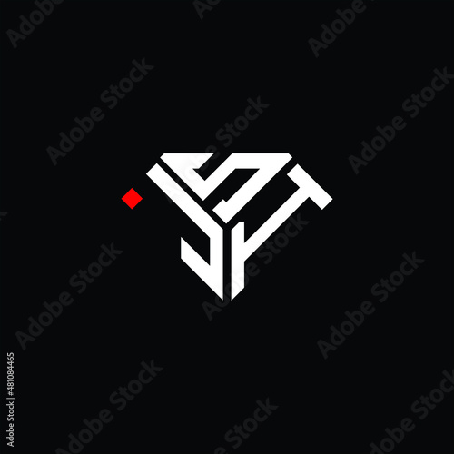 JSI letter logo creative design. JSI unique design
