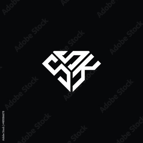 SSK letter logo creative design. SSK unique design photo