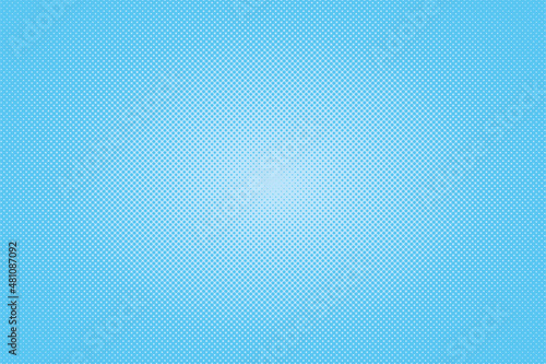 Blue halftone dots wallpaper. Vector background.