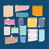 fifteen torn papers icons